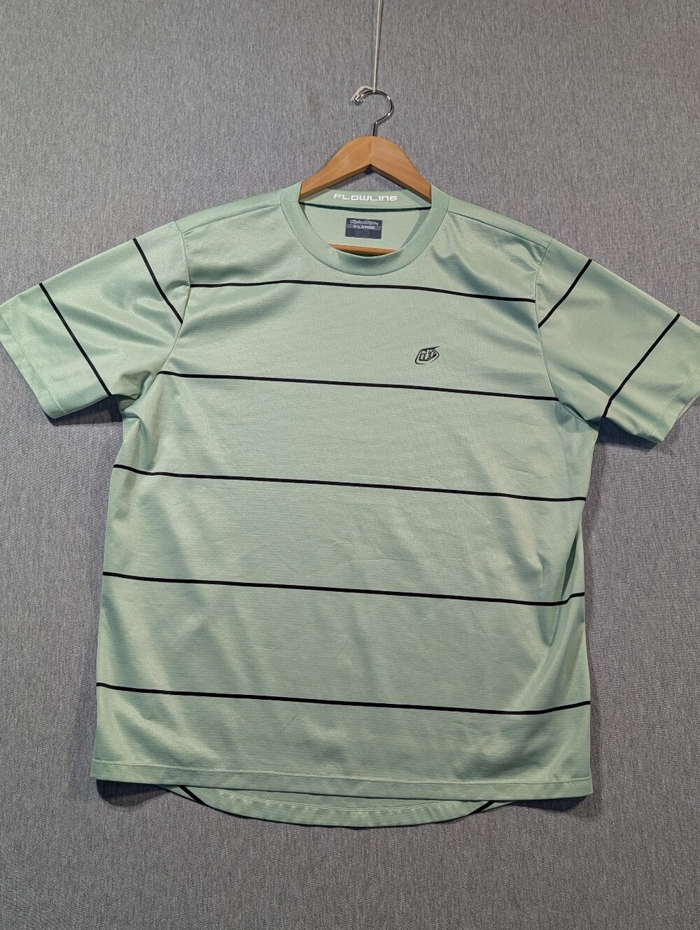 Troy Lee Designs Flowline Mountain Biking Jersey Shirt Men's XL Light Green